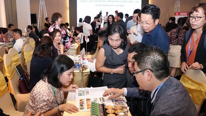 At the business networking event in Ho Chi Minh City (Photo: VNA)