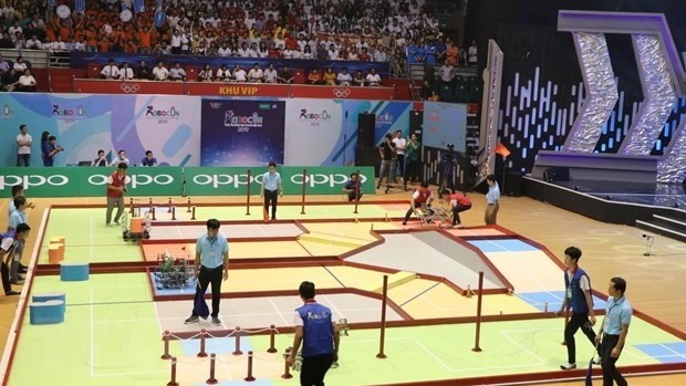 The final round of the 2019 Vietnam Robocon opened in Hai Duong city on May 7.