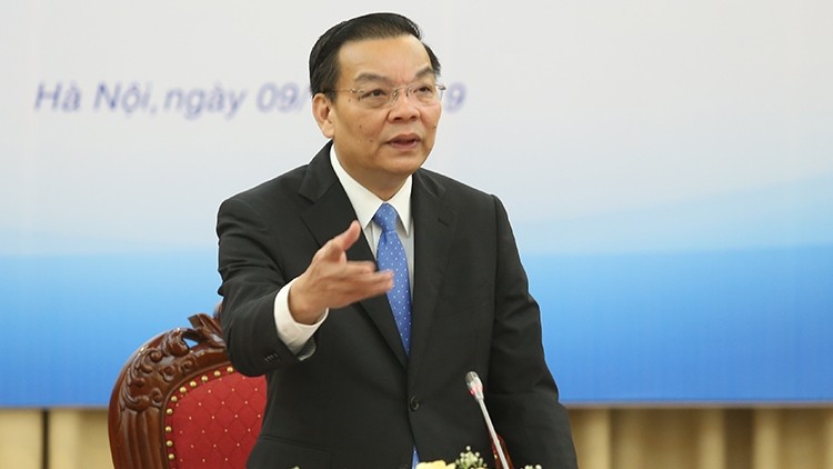 Minister of Science and Technology Chu Ngoc Anh speaks at the workshop. (Photo: vnexpress.net)