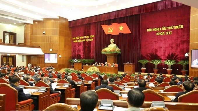 The 10th plenum of the Central Committee (Photo: VNA)
