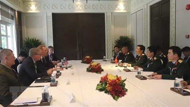 Meeting between Defence Minister Gen. Ngo Xuan Lich and US Acting Secretary of Defence Patrick Shanahan (Source: VNA)
