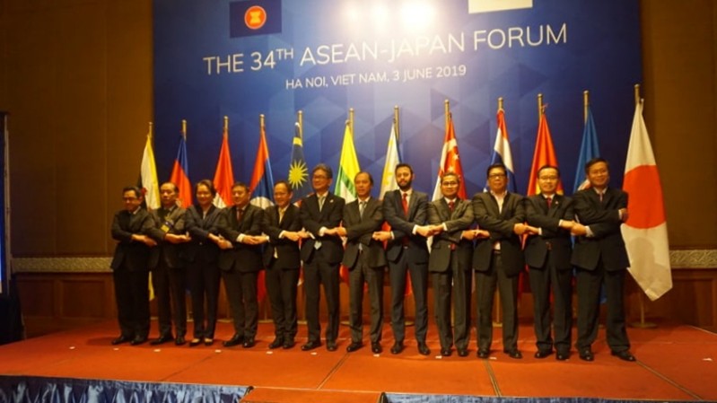The 34th ASEAN-Japan Forum opens in Hanoi on June 3. (Photo: VNA)