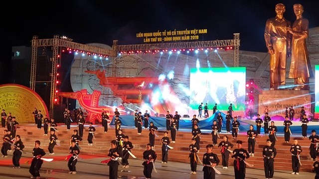 A martial art performance at the opening ceremony. (Photo: NDO/Cat Hung)