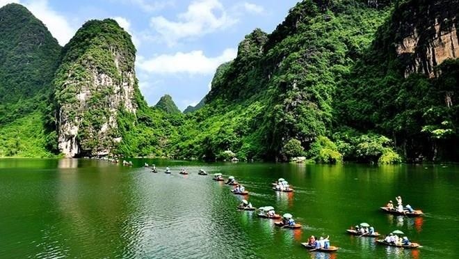 Trang An tourism site in Ninh Binh province.