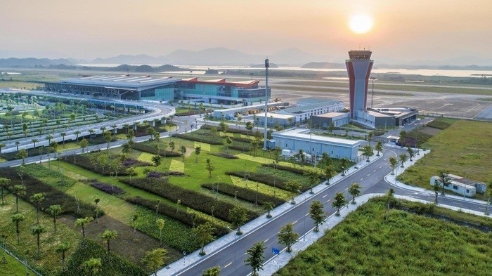 Van Don International Airport in the northern province of Quang Ninh.