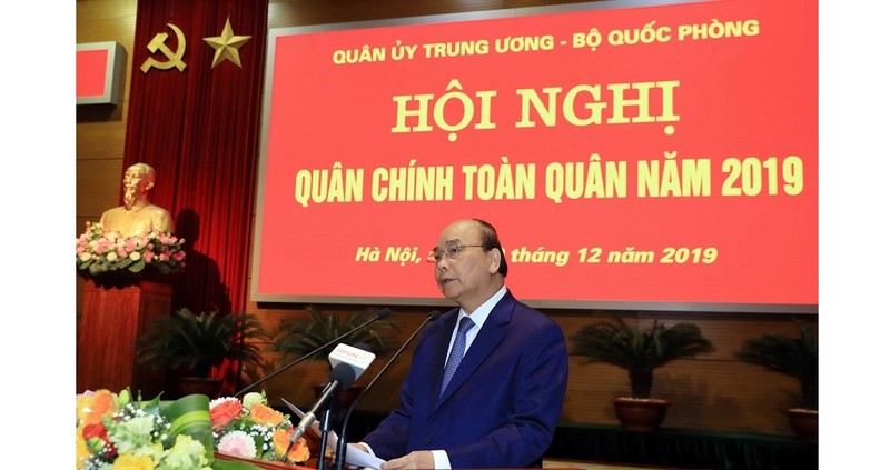 Prime Minister Nguyen Xuan Phuc speaks at the conference. (Photo: VNA)