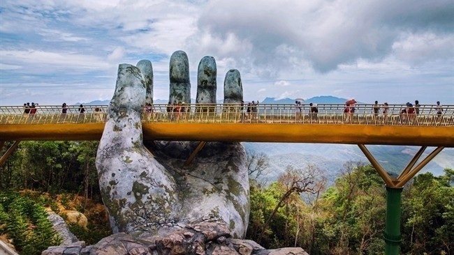 The Golden Bridge in Da Nang