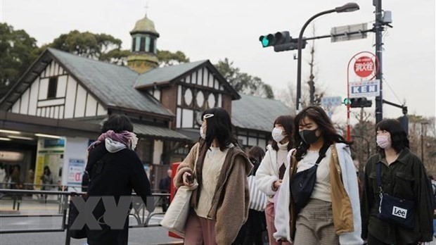 People wear face masks in Tokyo, Japan (Source: VNA)