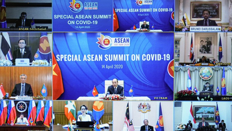 The Special ASEAN Summit on Covid-19 takes place on April 14 under the chair of PM Nguyen Xuan Phuc. (Photo: VGP)