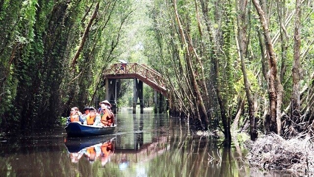 The tourism activities in Mekong Delta have been affected by Covid-19. (Photo: NDO/Huong Ly)