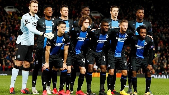 Europa League - Round of 32 Second Leg - Manchester United v Club Brugge - Old Trafford, Manchester, Britain - February 27, 2020 Club Brugge players pose for a team group photo before the match. (Photo: Action Images via Reuters)