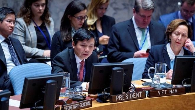 Ambassador Dang Dinh Quy, Head of the Vietnamese Mission to the United Nations. (Photo: VNA)