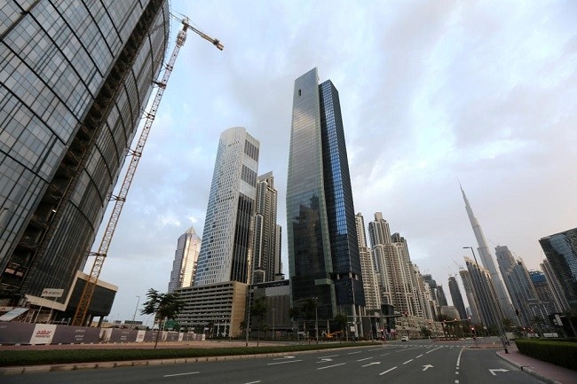 A general view of Business Bay area, after a curfew was imposed to prevent the spread of Covid-19, in Dubai, United Arab Emirates, March 28, 2020. (Photo: Reuters)