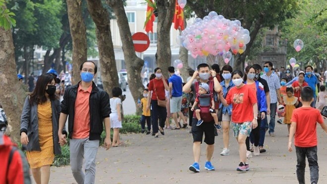Hanoi welcomed nearly 1.2 million visitors in July. (Photo: VNA)