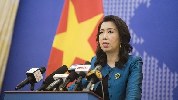 Spokeswoman of the Foreign Ministry Le Thi Thu Hang.