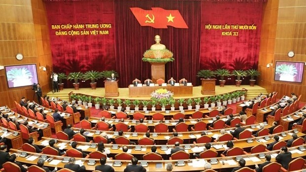 A plenary session of the CPV Central Committee - Illustrative image (Photo: VNA)