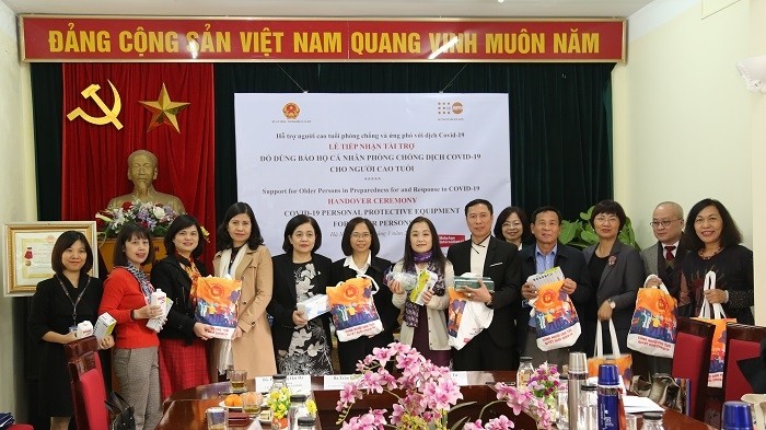 The equipment is expected to help ensure good preparedness and an effective response to COVID-19 in the provision of services to older persons in Vietnam. (Photo provided by UNFPA in Vietnam)