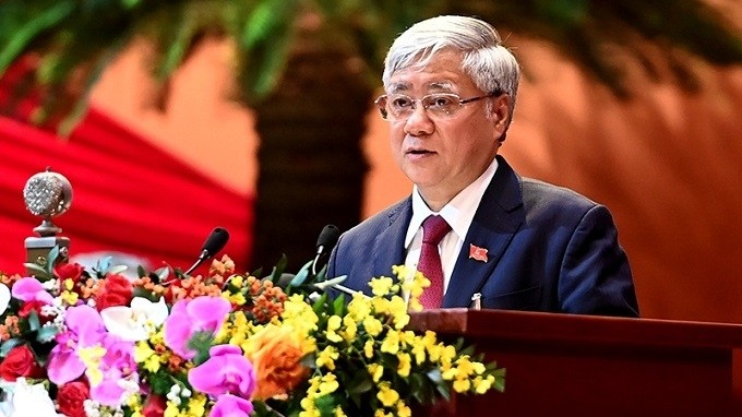 Member of of the 13th Party Central Committee and Minister-Chairman of the Government's Committee for Ethnic Affairs Do Van Chien.