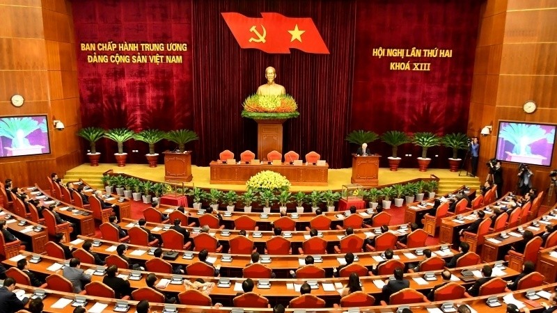 The closing session of the Party Central Committee's second plenum