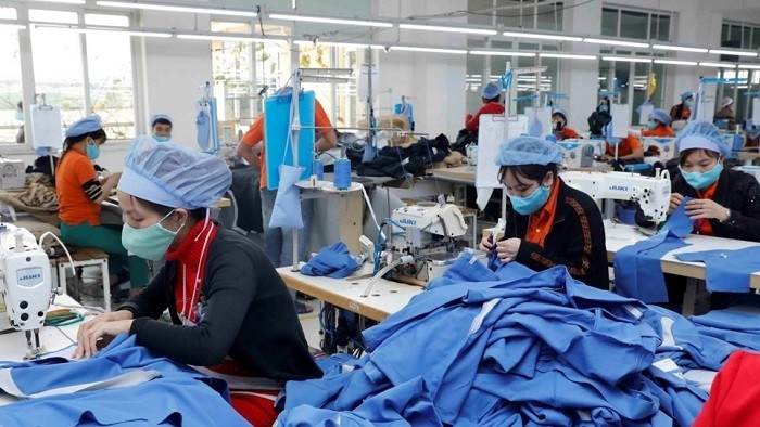 Production for export to Japan at the Hung Viet garment company in Hung Yen province's Yen My district. (Photo: VNA)
