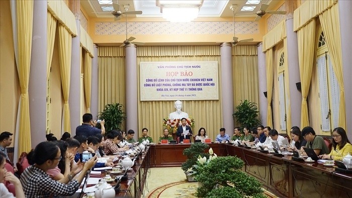 General view of the press conference. (Photo: laodong.vn)